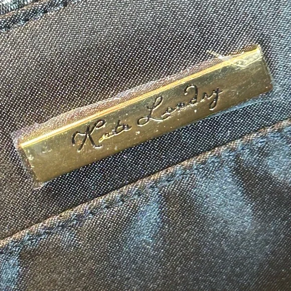 NWOT Kate Landry Metallic Silver Clutch - Picture 8 of 12